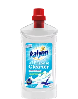 Универсальное средство для чистки поверхности белые цветы /1 л KALYON