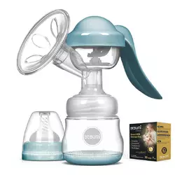 Ручной молокоотсос Bebumi BM Pro (blue) + силиконовая массажная насадка + пакеты для хранения грудного молока Ручной молокоотсос Bebumi BM Pro (blue) + силиконовая массажная насадка + пакеты для хранения грудного молока