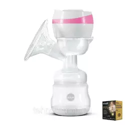 Электрический двухфазный  молокоотсос Bebumi BS1 (pink) с силиконовой соской + пакеты для хранения молока Электрический двухфазный  молокоотсос Bebumi BS1 (pink) с силиконовой соской + пакеты для хранения молока