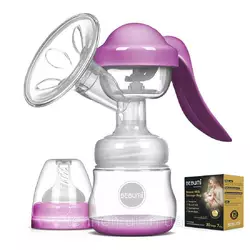 Ручной молокоотсос Bebumi BM Pro (pink) + силиконовая массажная насадка + пакеты для хранения грудного молока Ручной молокоотсос Bebumi BM Pro (pink) + силиконовая массажная насадка + пакеты для хранения грудного молока
