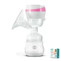 Электрический двухфазный  молокоотсос Bebumi BS1 (pink) с силиконовой соской + пакеты для хранения молока Электрический двухфазный  молокоотсос Bebumi BS1 (pink) с силиконовой соской + пакеты для хранения молока
