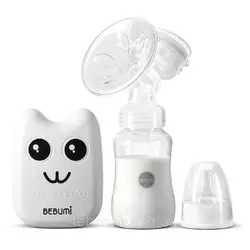 Электрический  молокоотсос Bebumi BS Eco (B white) с силиконовой соской Электрический  молокоотсос Bebumi BS Eco (B white) с силиконовой соской