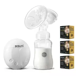 Электрический  молокоотсос Bebumi BS Eco (A white) с силиконовой соской  + пакеты для хранения грудного молока Электрический  молокоотсос Bebumi BS Eco (A white) с силиконовой соской  + пакеты для хранения грудного молока