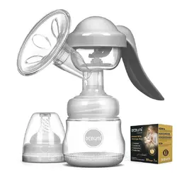 Ручной молокоотсос Bebumi BM Pro (white) + силиконовая массажная насадка + пакеты для хранения грудного молока Ручной молокоотсос Bebumi BM Pro (white) + силиконовая массажная насадка + пакеты для хранения грудного молока