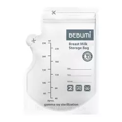 Комплект пакетов для хранения грудного молока Bebumi Pro (30 штук) Комплект пакетов для хранения грудного молока Bebumi Pro (30 штук)