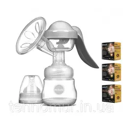 Ручной молокоотсос Bebumi BM Pro (white) + силиконовая массажная насадка + пакеты для хранения грудного молока Ручной молокоотсос Bebumi BM Pro (white) + силиконовая массажная насадка + пакеты для хранения грудного молока