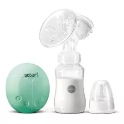 Электрический  молокоотсос Bebumi BS Eco (A green) с силиконовой соской Электрический  молокоотсос Bebumi BS Eco (A green) с силиконовой соской