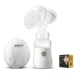 Электрический  молокоотсос Bebumi BS Eco (A white) с силиконовой соской  + пакеты для хранения грудного молока Электрический  молокоотсос Bebumi BS Eco (A white) с силиконовой соской  + пакеты для хранения грудного молока