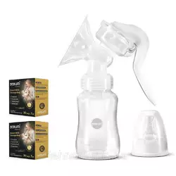 Ручной молокоотсос Bebumi BM1 + пакеты для хранения грудного молока Bebumi Pro 60 штук Ручной молокоотсос Bebumi BM1 + пакеты для хранения грудного молока Bebumi Pro 60 штук