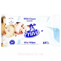 Влажные салфетки PRUVA 64 шт (35 гр) Влажные салфетки PRUVA 64 шт (35 гр)