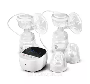 Электрический двойной двухфазный  молокоотсос Bebumi BD1 (white) с силиконовой соской Электрический двойной двухфазный  молокоотсос Bebumi BD1 (white) с силиконовой соской