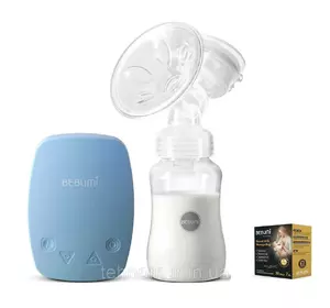 Электрический  молокоотсос Bebumi BS Eco (C blue) с силиконовой соской + пакеты для хранения грудного молока Электрический  молокоотсос Bebumi BS Eco (C blue) с силиконовой соской + пакеты для хранения грудного молока