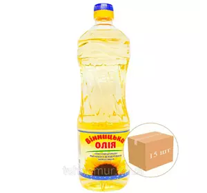 Масло подсолнечное рафинированное ТМ Винницкое 1 ящик Масло подсолнечное рафинированное ТМ Винницкое 1 ящик