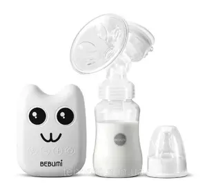 Электрический  молокоотсос Bebumi BS Eco (B white) с силиконовой соской Электрический  молокоотсос Bebumi BS Eco (B white) с силиконовой соской