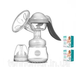 Ручной молокоотсос Bebumi BM Pro (white) + силиконовая массажная насадка + пакеты для хранения грудного молока Ручной молокоотсос Bebumi BM Pro (white) + силиконовая массажная насадка + пакеты для хранения грудного молока