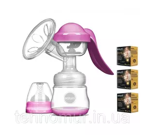 Ручной молокоотсос Bebumi BM Pro (pink) + силиконовая массажная насадка + пакеты для хранения грудного молока Ручной молокоотсос Bebumi BM Pro (pink) + силиконовая массажная насадка + пакеты для хранения грудного молока