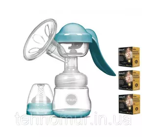 Ручной молокоотсос Bebumi BM Pro (blue) + силиконовая массажная насадка + пакеты для хранения грудного молока Ручной молокоотсос Bebumi BM Pro (blue) + силиконовая массажная насадка + пакеты для хранения грудного молока