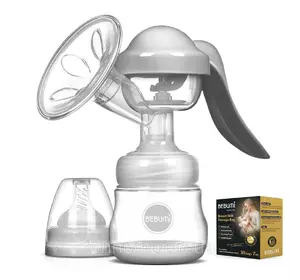 Ручной молокоотсос Bebumi BM Pro (white) + силиконовая массажная насадка + пакеты для хранения грудного молока Ручной молокоотсос Bebumi BM Pro (white) + силиконовая массажная насадка + пакеты для хранения грудного молока