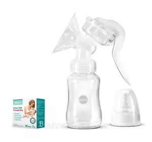 Ручной молокоотсос Bebumi BM1 + пакеты для хранения грудного молока Bebumi 30 штук Ручной молокоотсос Bebumi BM1 + пакеты для хранения грудного молока Bebumi 30 штук