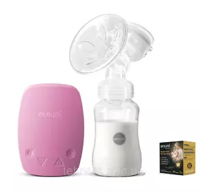 Электрический  молокоотсос Bebumi BS Eco (C pink) с силиконовой соской + пакеты для хранения грудного молока Электрический  молокоотсос Bebumi BS Eco (C pink) с силиконовой соской + пакеты для хранения грудного молока