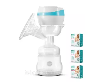 Электрический двухфазный  молокоотсос Bebumi BS1 (blue) с силиконовой соской + пакеты для хранения молока Электрический двухфазный  молокоотсос Bebumi BS1 (blue) с силиконовой соской + пакеты для хранения молока