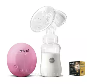 Электрический  молокоотсос Bebumi BS Eco (A pink) с силиконовой соской + пакеты для хранения грудного молока Электрический  молокоотсос Bebumi BS Eco (A pink) с силиконовой соской + пакеты для хранения грудного молока