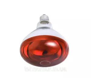 Лампа инфракрасная Tehnomur R125  цвет стекла оранжевый 375 Вт