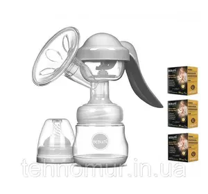 Ручной молокоотсос Bebumi BM Pro (white) + силиконовая массажная насадка + пакеты для хранения грудного молока Ручной молокоотсос Bebumi BM Pro (white) + силиконовая массажная насадка + пакеты для хранения грудного молока