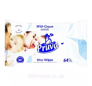 Влажные салфетки PRUVA 64 шт (35 гр) Влажные салфетки PRUVA 64 шт (35 гр)