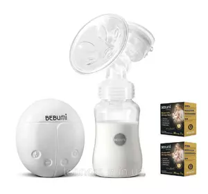 Электрический  молокоотсос Bebumi BS Eco (A white) с силиконовой соской  + пакеты для хранения грудного молока Электрический  молокоотсос Bebumi BS Eco (A white) с силиконовой соской  + пакеты для хранения грудного молока